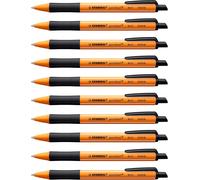 Tianyi-Pointball - Stylo Bille - Lot X 10 Stylos À Bille Rechargeables - Noir