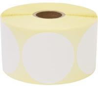 Tianyi-Points De Marquage \U2013 Lot De 1000 Pastilles Adhésives Colorées En Rouleau, 25 X 25 Mm \U2013 Blanc, Glue Dots, Autocollants Ronds Parfaits Pour L'étiquetage Au Bureau, Autocollants Ronds