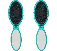 Tianyi-Pop And Go Lot De 2 Brosses À Cheveux Démêlantes De Voyage ¿ Poils Intelliflex Ultra Doux Qui Glissent Facilement À Travers Les N?Uds ¿ Sans Douleur ¿ Tous Types De Cheveux