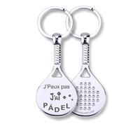 Tianyi-Porte-Clés Pelle À Pagaie - Porte-Clés - Je Ne Peux Pas, J'ai Paddle - Porte-Clés Gravé Padel - Accessoires Pour Joueurs De Padel - Cadeaux Originaux Avec Message Gravé Au Laser - Porte-Clés P