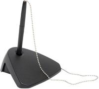 Tianyi-Porte-Stylo Moderne Élégant Porte-Stylo À Bille Avec Chaîne Métallique Stable Plastique Résistant À La Rupture Pour Organisation Idéale Au Bureau, À La Réception Ou Au Bureau Noir