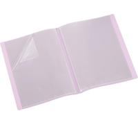Tianyi-- Porte Vues A4 200 Vues - Porte Documents Personnalisable - 100 Pochettes De Qualité Lisse - Rose Pastel