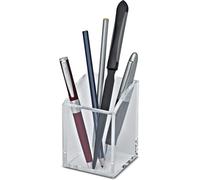 Tianyi-Pot Crayon En Acrylique Organiseur Bureau Pour Stylo, Crayon De Couleurs Et Ciseaux Au Look Acrylique Porte Stylo Élégant Et Polyvalent Pour Le Bureau Et L'étagère Transparent