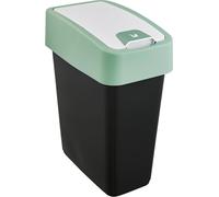Tianyi-Poubelle Premium Avec Couvercle Basculant, Soft Touch, 10 L, Magne, Nordic Green