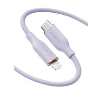TIANYI-Powerline III Flow, Cavo USB-C-Lightning per iPhone 12 PRO Max/12/11 PRO/X/XS/XR/8 Plus, AirPods PRO, (180cm) [Certificato MFi], silicone, Viola