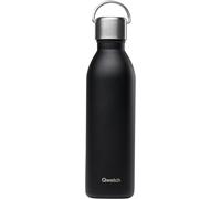 Tianyi-Qwetch - Matt Bouteille Isotherme Active Noir 600ml - Gourde Avec Anse Inox Recyclé - 24h Froid Et 12h Chaud - Etanche, Sans Bpa & Compacte