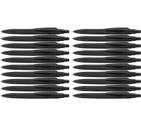 Tianyi-Reco Lot De 20 Stylos À Bille En Plastique Recyclé Avec Inscription « L'ange Bleu » Noir