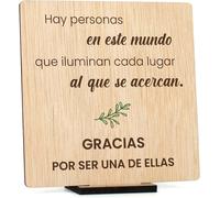 Tianyi-Regalos Para Dar Las Gracias A Personas Especiales. Regalos Originales Tarjeta De Agradecimiento En Madera Cumpleaños Amiga Amigo Hombre Mujer Thank You Cards (Gracias)