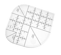 Tianyi-Règle De Coupe D'angle Incurvée En Acrylique ¿ Règle Créative Pour Patchwork Et Couture Diy ¿ Outil De Gabarit Multifonction