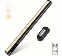 TIANYI-Reglette LED Cuisine Sans Fil, 4000mAh Lampe de Bureau Rechargeable USB, Lumiere Magnétique avec Télécommande, Eclairage Murale pour Placard, Tableau, Miroir, Armoire, Bibliothèque
