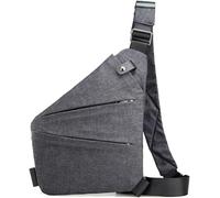 Tianyi-Reinnat Concept Collective ¿ Mini Sac À Bandoulière Pour Homme Et Femme, Sac De Poitrine Étanche Pour Téléphone Pour Randonnée, Voyage (Noir, Taille Unique), Noir