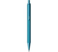 Tianyi-Rhodia 9386c - Stylo-Bille Rechargeable Script Corps Hexagonal En Aluminium Brossé - Turquoise - Pointe Rétractable À Bille Haute Précision 0,7 Mm, Encre Noire - Collection Script