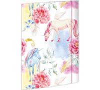 Tianyi-Rnk Verlag Rnk 45327 Chemise À Dessin Licorne, 310 X 440 Mm, Din A3, Avec Fermeture Élastique, 1 Pièce