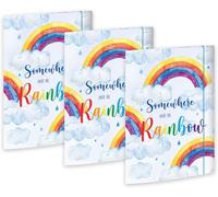 Tianyi-Rnk - Verlag Rnk 46331-3 - Chemise Over The Rainbow, 240 X 330 Mm, 3 Pièces, Din A4, Avec Fermeture Élastique