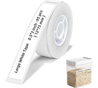 Tianyi-Ruban Adhésif Pour Papier Thermique D11/D110/D101/H1s 0.47 ""X2.95""(12x75mm),Autocollant Pour L'organisation De La Maison Et Du Bureau, 1 Rouleau De 95