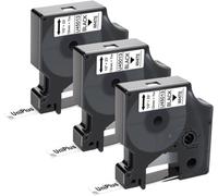 TIANYI-Ruban pour Étiqueteuse Compatible pour Dymo D1 45013 S0720530 Ruban D'étiquette pour Dymo LabelManager 160 280 210D 250 260P 360D 500TS LabelWriter 450 DUO Noir sur Blanc 12mm x 7m Pack de 3