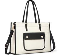 TIANYI-Sac Cabas Femme Sac Ordinateur Femme 15.6 Pouces Grande Capacité Sac à Main Toile Sac de Cours Bandoulière Sac a Main pour Travail Shopping Voyage