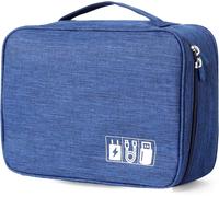 TIANYI-Sac Câble Multifonctionnel Sac de Voyage Universel Électronique Cable Management Cubes pour Tablette, Disque Dur Externe, Chargeur, Adaptateurs, Cartes Mémoire, Câbles USB