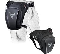 Tianyi-Sac De Jambe \U2013 Sac Banane De Moto Pour Homme Et Femme \U2013 Sac De Jambe Multifonction Pour Cyclisme, Équitation, Voyage, Plein Air Moto, Gris, 11.41x3.93 5.90x11.41 Inches, Sac De Jambe