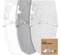 Tianyi-Sacs De Sommeil Bio Pour Bébé - 3 Paquets De Langes Pour Bébé Nouveau-Né 3-6 Mois - Sac De Sommeil Ergonomique Pour Bébé - Sac De Lange Pour Bébé - Sac De Couchage Pour Bébé (Cloud, L)