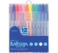 Tianyi-Sakura Lot De 12 Stylos À Bille À Encre Gel Pgb12