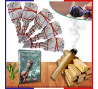 Tianyi-Sauge Blanche Purification X5 + Palo Santo 50 Gr + Ebook Pratique (Pdf) ¿ Bâton De Sauge Amérindienne Et Palo Santo Bois Encens Naturel Pour Purification Des Énergies