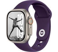 Tianyi-Sb Pour Bracelet Apple Watch Se Ultra 2 40mm 44mm 46mm 42mm 45mm 41mm 38mm 49mm Serie 10 9 8 7 6 5 4 3 Femme Homme Sport Band Pourpre Impérial