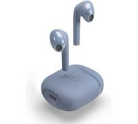 TIANYI-SBS Écouteurs Silk True sans Fil stéréo Intra-Auriculaires avec étui de Charge, Microphone intégré, pour Musique, appels, Assistant Vocal, autonomie de 5 Heures consécutives, Bleu, Unique