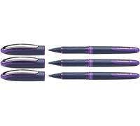Tianyi-Schneider Lot De 3 Stylos Roller À Encre One Business Pointe Moyenne 0,6mm Violet
