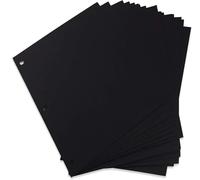 Tianyi-Scrapbooking Papier 26 X 18cm, Recharge Pages Noires Pour Album Photo Scrapbook 28 X 21cm, 30 Pcs