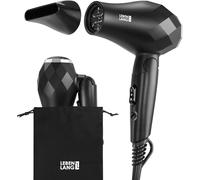 Tianyi-Seche Cheveux Voyage Pliable Petit - 1000w & Double Tension & Sac De Voyage Avec Buse De Coiffage Inclus I Sèche Cheveux Ionique Hair Dryer I Mini Sechoir Cheveux Séche Cheveux Leger