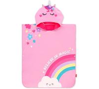 Tianyi-- Serviette De Plage Pour Enfants, Serviette Poncho, Peignoir En Microfibre, Compacte, Légère, Séchage Rapide, Ultra-Absorbante, Serviette À Capuche, Taille Unique