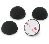 TIANYI-Set de 4 amortisseurs élastomères ED32 pour appareils HiFi, Enceinte, Haut-Parleur, Platine, amplificateur etc.. Patch Autocollant 3M, Coloris Noir