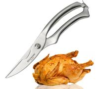 Tianyi-Set Pour Volaille En Acier Inoxydable - 1x Ciseaux À Volaille, 1x Pinceau À Rôtir - Parfait Pour La Gastronomie Ou La Maison (Moderne/ 2 Pièces)