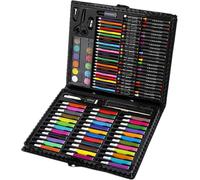 TIANYI-Sets de Dessin,Malette de Coloriage Enfants Aquarelle Crayon Enfants Dessin Artiste Kit Crayons de Couleur Ensemble Crayon Peinture À L'huile Pinceau Outil De Dessin Cadeau Avec Boîte 150 pcs