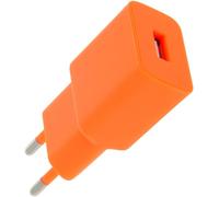 TIANYI-Setty Bloc d'alimentation 1 Chargeur USB 2,4 A Compatible avec Tous Les téléphones Portables, Smartphones, tablettes, UVM, Adaptateur de Charge, Adaptateur de Prise iPhone, Samsung (Orange)