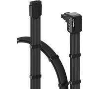 TIANYI-Shield 90 Degree 12V-2x6 GPU Cable Extension,Adaptateur d'angle GPU PCIe 5.1 12+4 Pin,Extension de câble 12VHPWR PSU pour RTX4070Ti Super, 4080 Super,4090 avec Combs-Reverse Type-Noir