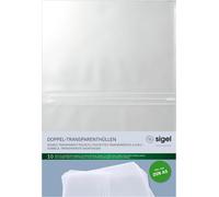 Tianyi-Sigel Sm181 Lot De 10 Pochettes 4 Vues, Pour 14,8 X 21 Cm, En Plastique, Transparent