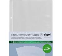 Tianyi-Sigel Sm191 Lot De 10 Pochettes 2 Vues, Pour 14,8 X 21 Cm, En Plastique, Transparent