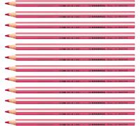 Tianyi-Stabilo Trio Crayon De Couleur Triangulaire Rose Lot De 12