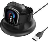 Tianyi-Station De Charge Compatible Avec Fitbit Versa4/Versa3/Sence2/Sence/Ace Lte,Support De Chargement Avec Câble Usb De 3,3 Pieds/1m,Station De Chargeur Magnétique Pour Versa4 Smartwatch,Noir