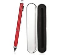 Tianyi-Stylo À Bille Multifonction 4 En 1 Rechargeable Et Rétractable + Crayon Mécanique 0.5 Mm, Pointe Fine, Encres Noires/Rouges/Bleues, Stylo Multicolore Avec Boîte Cadeau En Métal