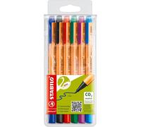 Tianyi-Stylo Feutre Greenpoint - Pochette X 6 Stylos Feutre Pointe Moyenne - Coloris Assortis