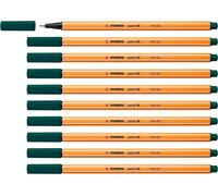 Tianyi-Stylo Feutre Pointe Fine Point 88 - Lot X 10 Stylos Feutre - Vert Pin (88/53)