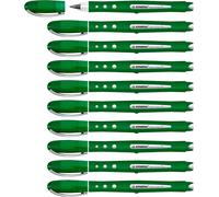 Tianyi-Stylo Roller Worker+ Colorful - Lot X 10 Stylos Pointe Moyenne - Vert