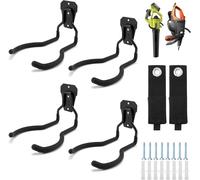 TIANYI-Support pour outils électriques de jardin, support pour nettoyeur, coupe-cordon, crochet mural, crochet mural pour garage, support utilitaire, (paquet de 4) peut supporter jusqu'à 30 kg