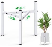 TIANYI-Support pour plantes d'intérieur et d'extérieur, support en fer, étagère réglable pour décoration florale de 20 à 30,5 cm, distributeurs de boissons glacées et bols surélevés pour chien pour j