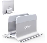 TIANYI-Support Vertical pour Ordinateur Portable, Réglable Vertical en Aluminium,Laptop Stand Peu encombrant, Bureau Laptop Stand pour MacBook/Surface/Dell/Ordinateur Portable de Jeu - Argent