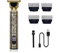 Tianyi-Tagliacapelli Tondeuse À Cheveux Pour Homme Avec Lame T Imperméable Et 4 Peignes Guide Tondeuse À Cheveux Avec Écran Numérique Lcd Tondeuse À Cheveux Pour Famille Et Salon De Coiffure