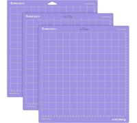 Tianyi-Tapis De Découpe Pour Cricut Maker 3/Maker/Explore 3/Air 2/Air/One Adhérence Forte Pour Tapis De Découpe Adhésif Cricut 30,5 X 30,5 Cm Lot De 3 - Violet Stronggrip 12''x12